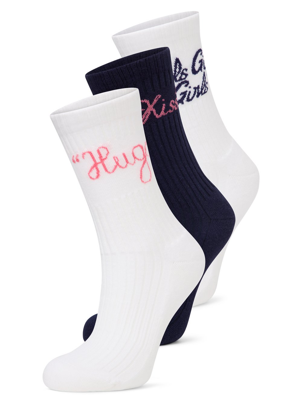 Thumbnail - HUGO Socken im 3er-Pack Damen Baumwolle mehrfarbig, 39-42