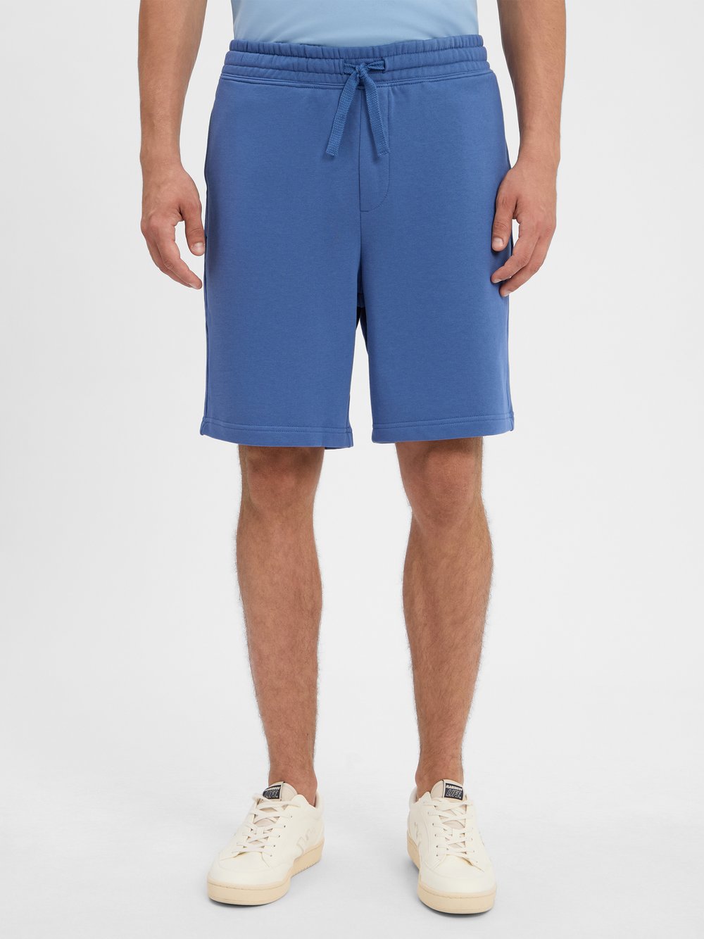 HUGO Sweatshorts Herren Baumwolle blau, M