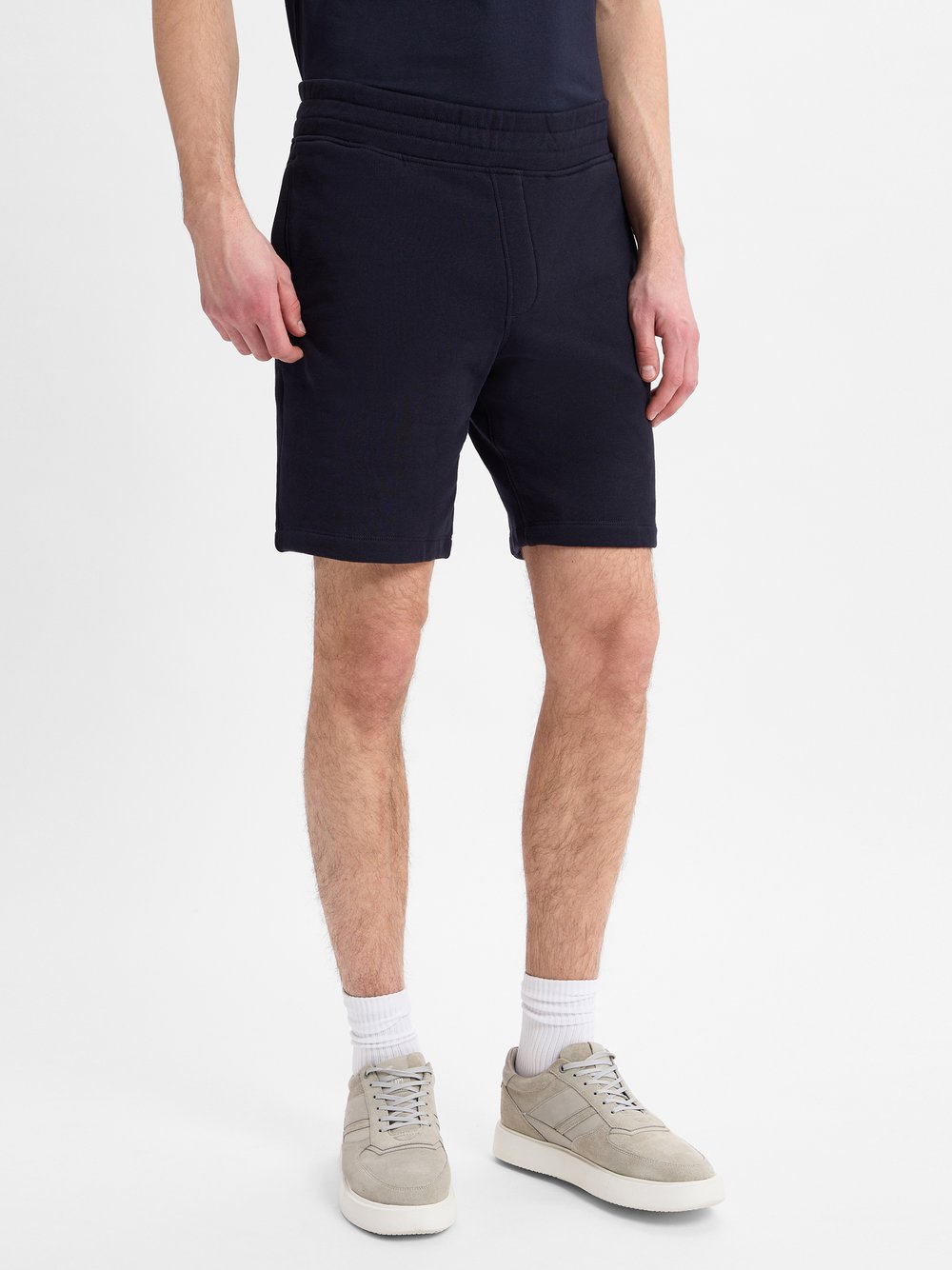 GUESS Sweat-Shorts Herren Baumwolle blau, 30