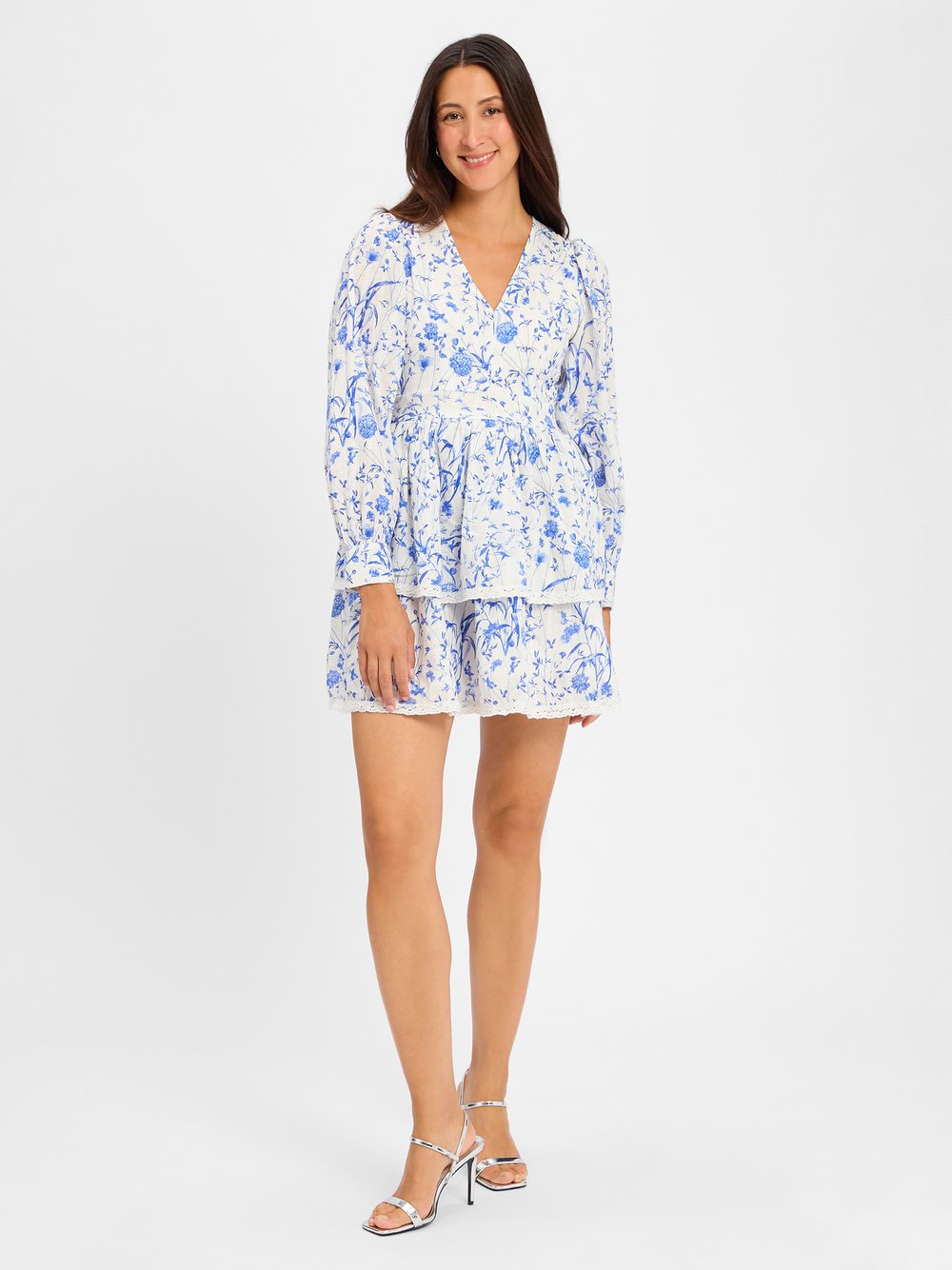Y.A.S Freizeitkleid Damen Baumwolle mehrfarbig gemustert, 38