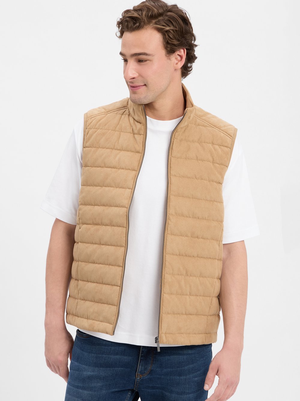 Bugatti Steppweste Herren Baumwolle mehrfarbig, XL