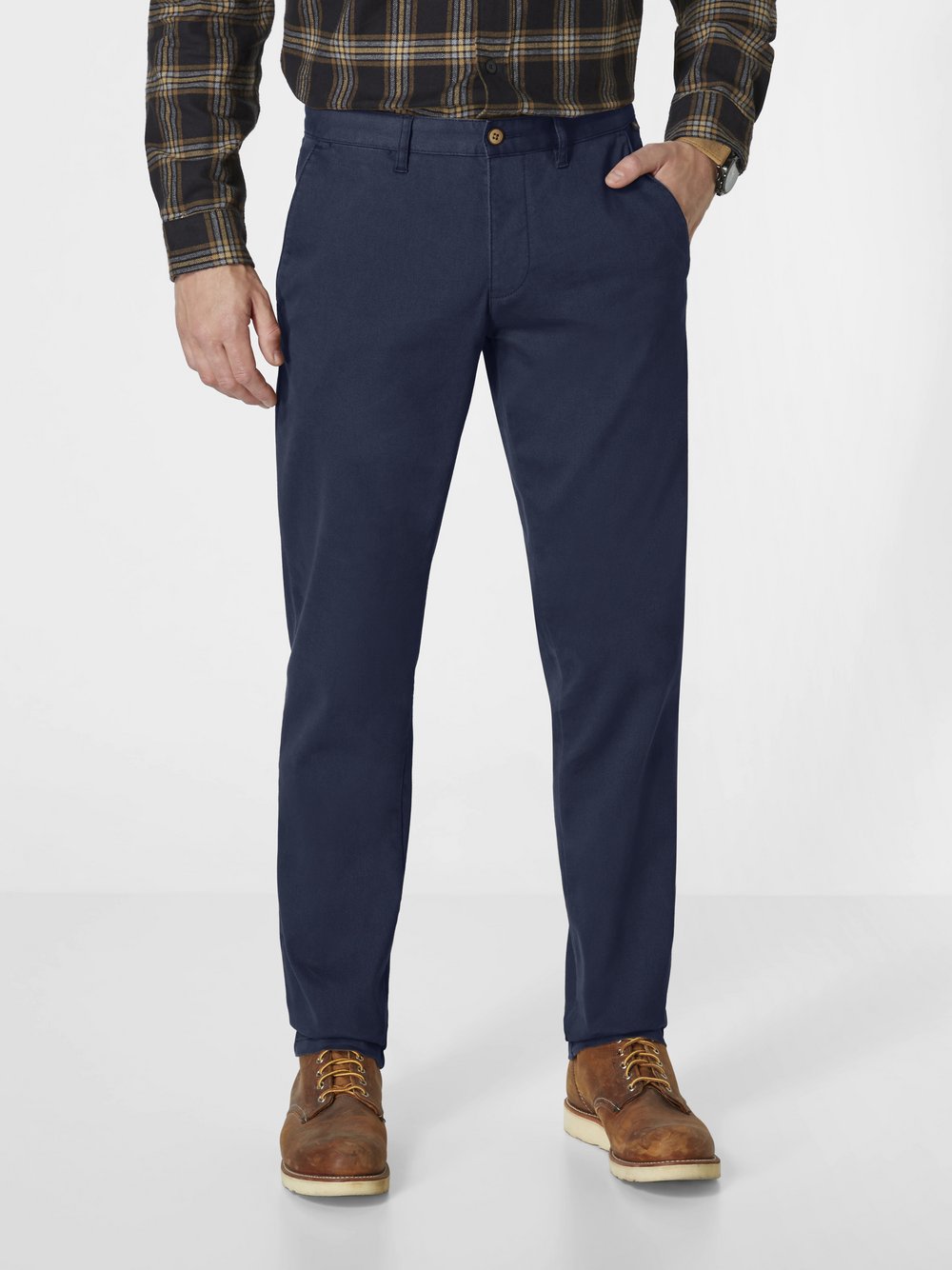 Redpoint Chino Herren Baumwolle blau, 29-32