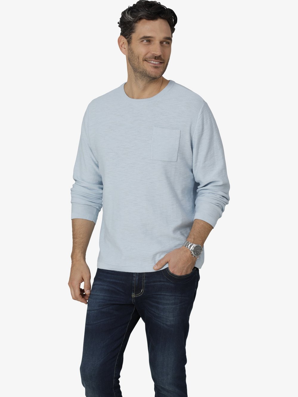 BABISTA Pullover Herren Baumwolle blau, 54