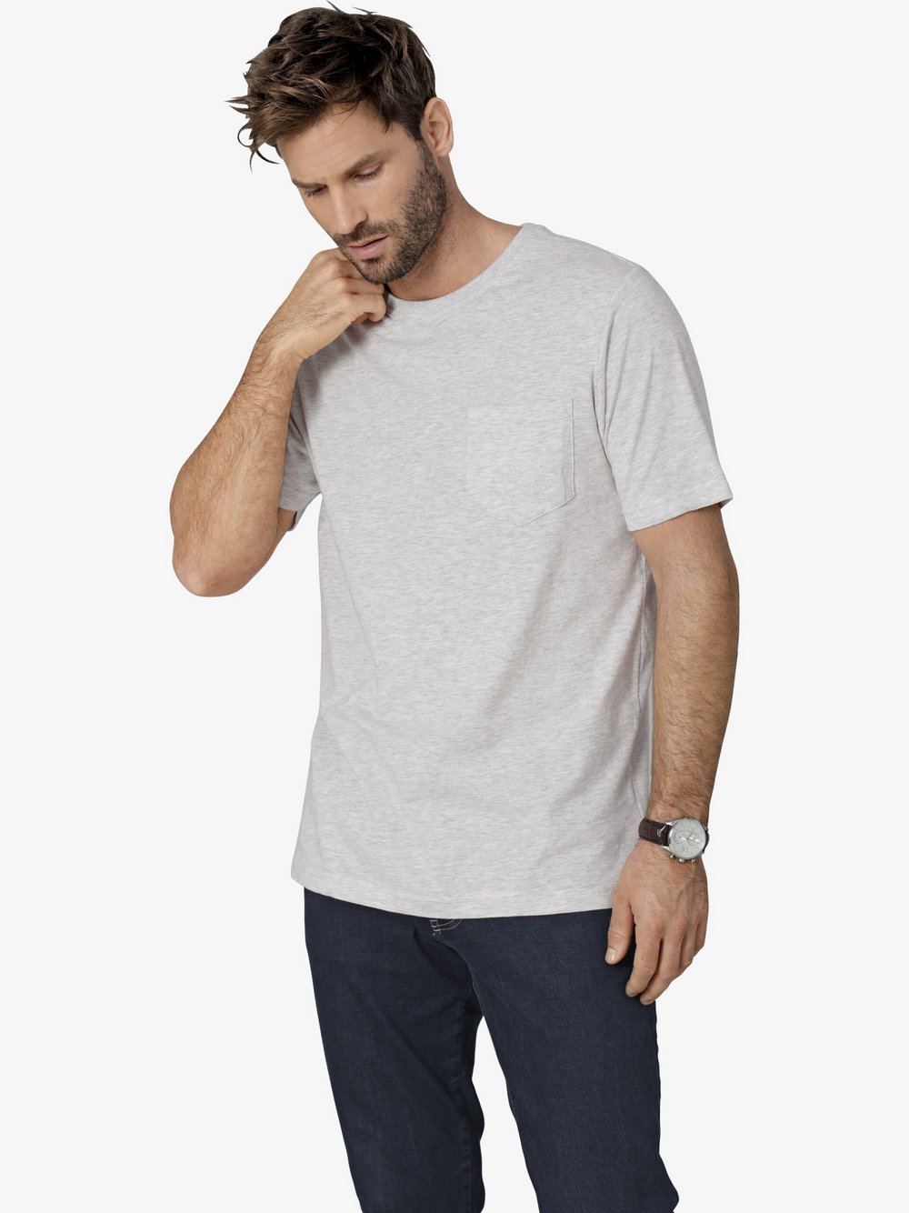 BABISTA T-Shirt Herren Baumwolle grau, 62