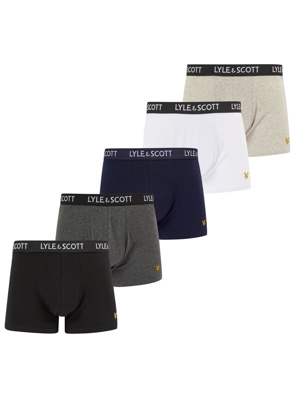 Lyle & Scott Trunks 5-er Set Herren Baumwolle mehrfarbig, XXL