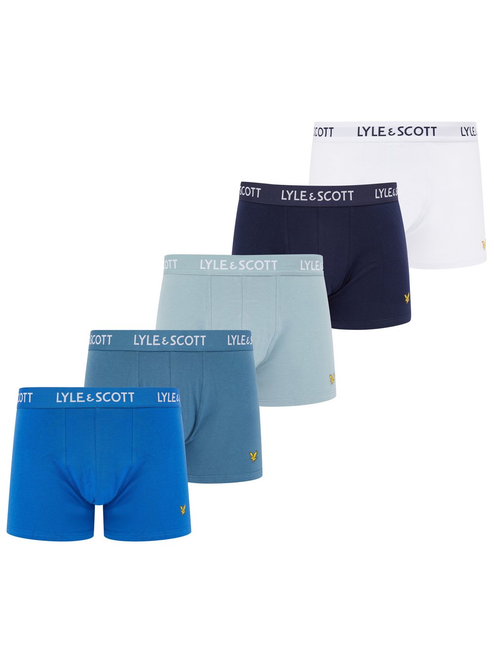 Lyle & Scott Trunks 5-er Set Herren Baumwolle mehrfarbig, XL