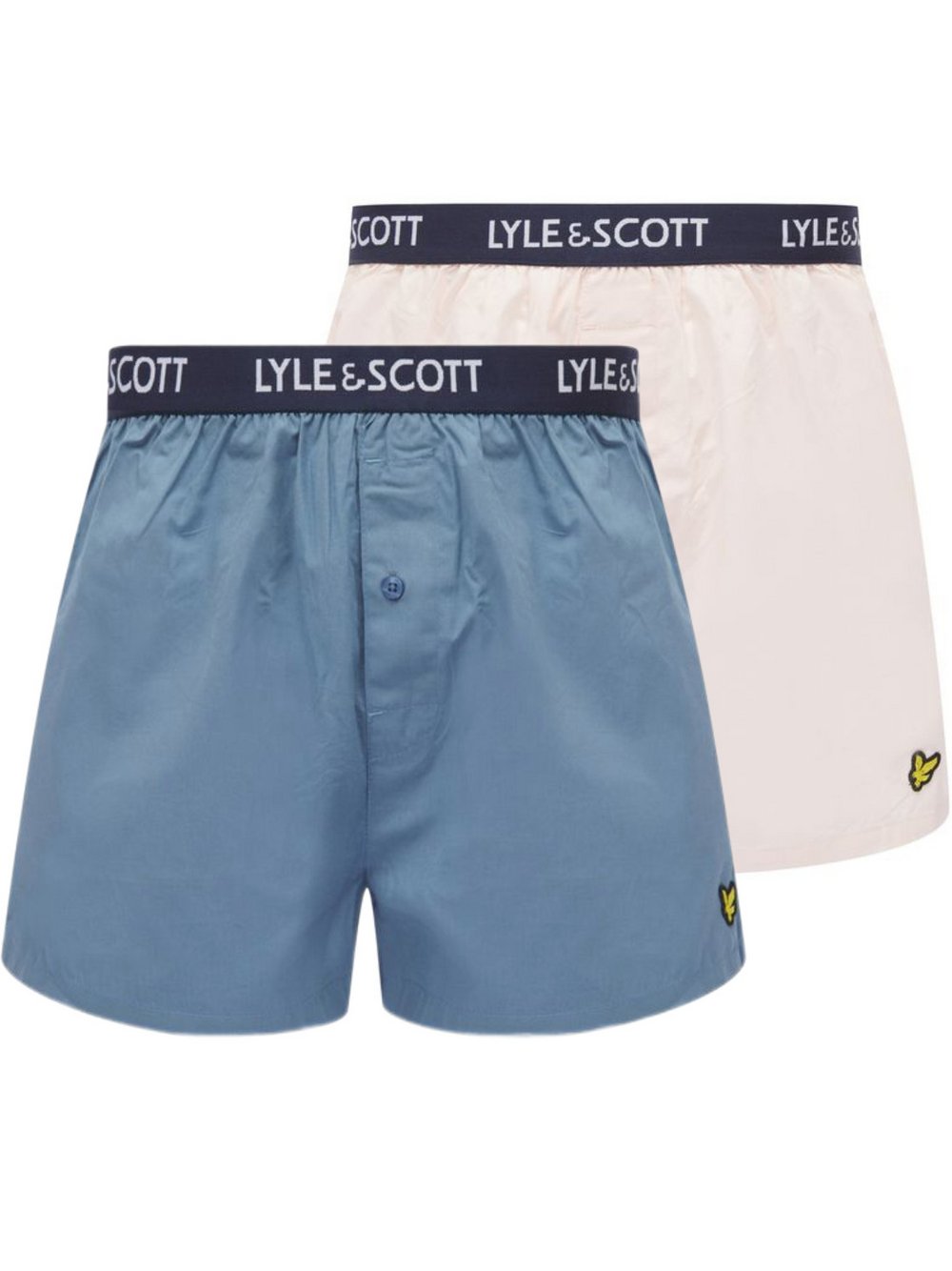 Lyle & Scott Boxer 2-er Set Herren Baumwolle mehrfarbig, XL