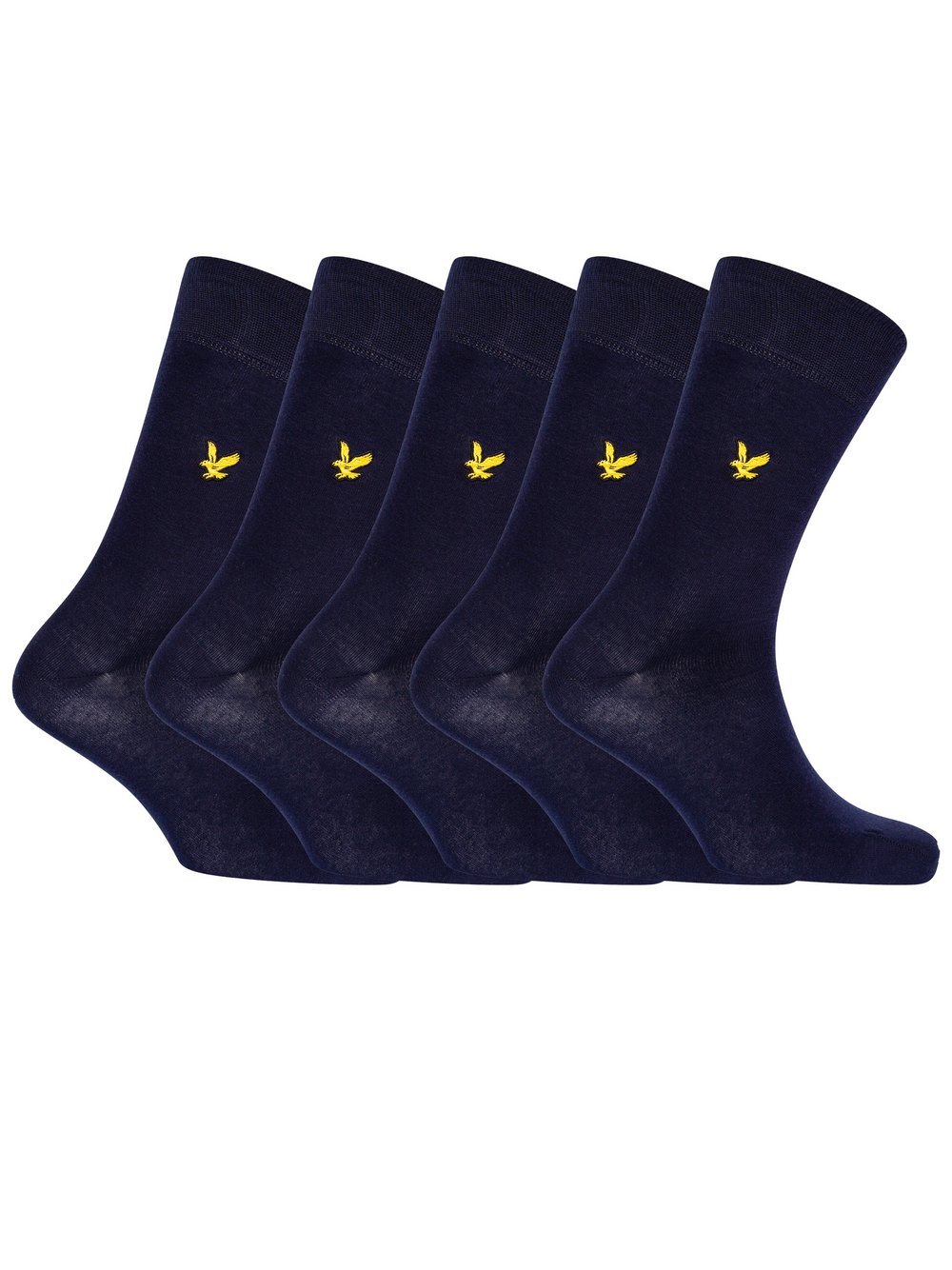 Lyle & Scott Socken 5-er Set Herren Baumwolle blau, ONE SIZE