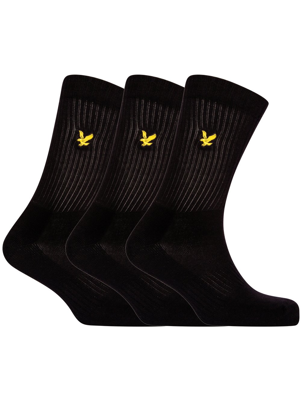 Lyle & Scott Socken 3-er Set Herren schwarz, ONE SIZE