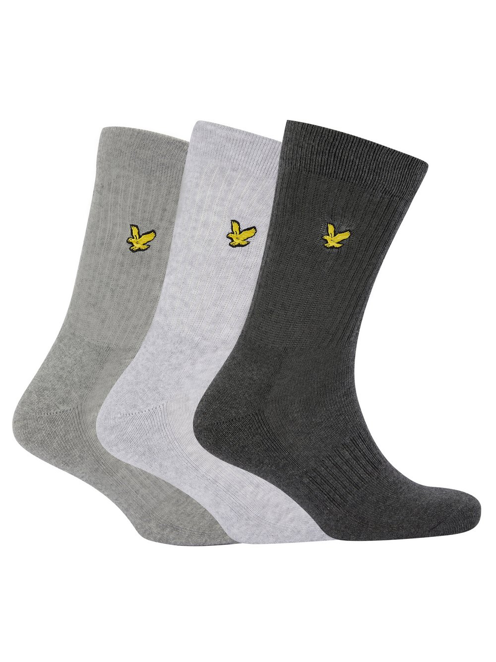 Lyle & Scott Socken 3-er Set Herren grau, ONE SIZE