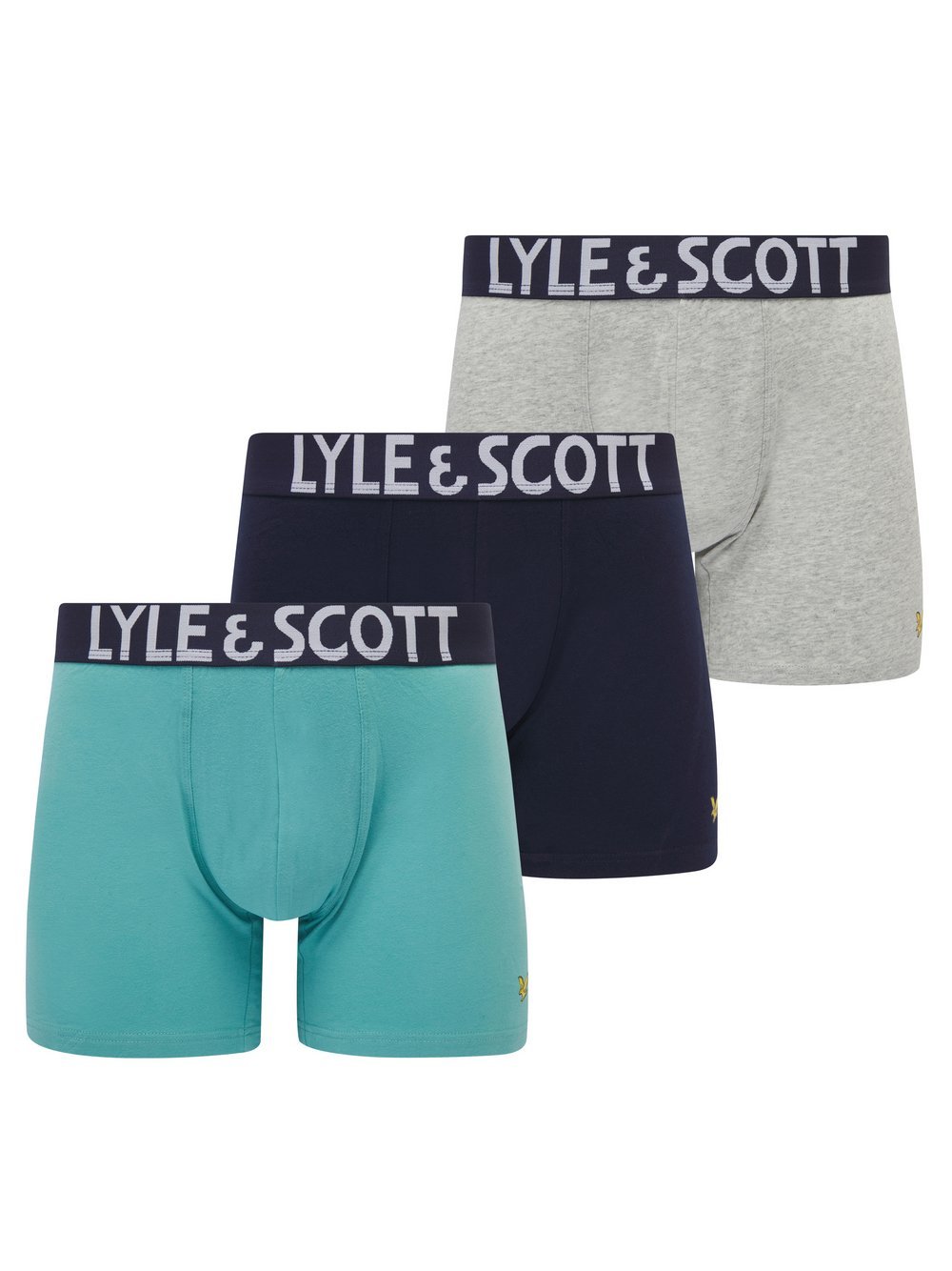 Lyle & Scott Trunks 3-er Set Herren Baumwolle mehrfarbig, XXL