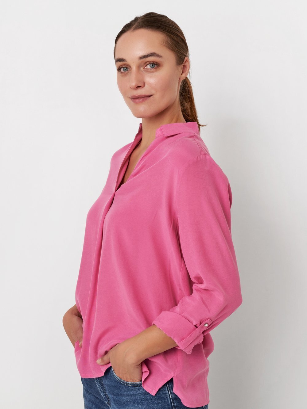 TONI Bluse Damen Viskose rosa, 38