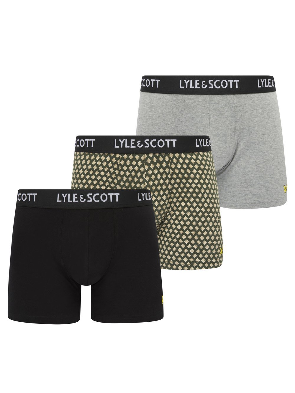 Lyle & Scott Boxer 3-er Set Herren Baumwolle mehrfarbig, XXL