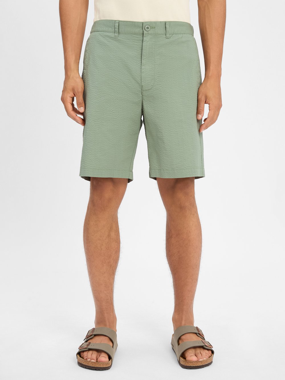 Nils Sundström Shorts Herren Baumwolle grün, L