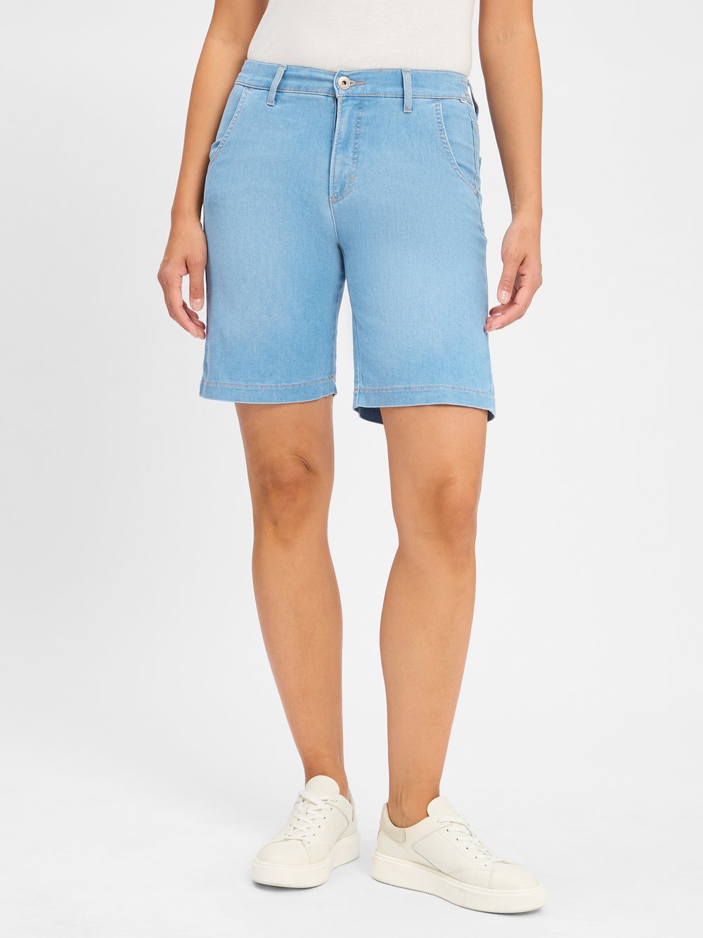 BRAX Bermuda Damen Baumwolle blau, 40
