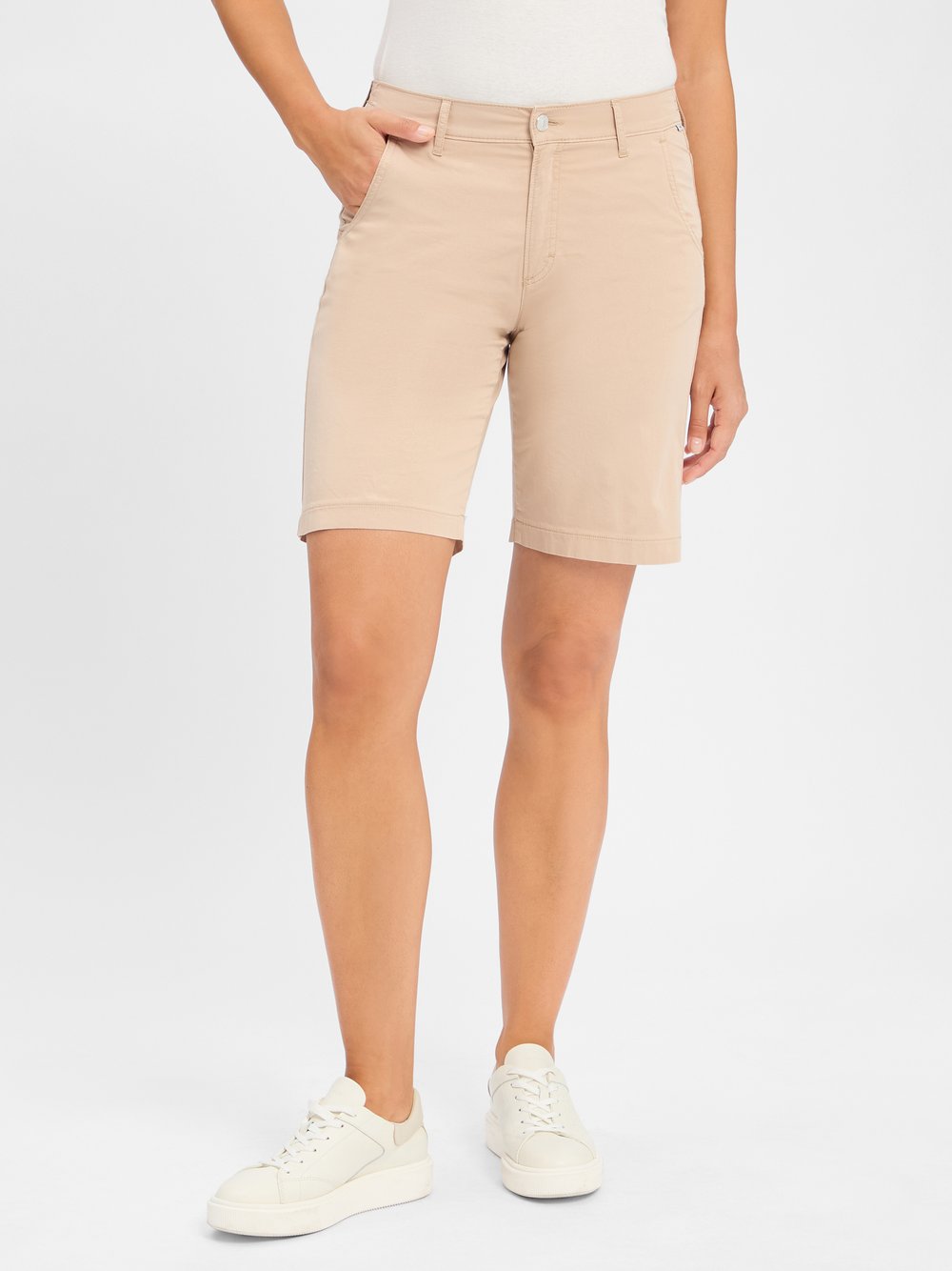 Thumbnail - BRAX Shorts Damen Baumwolle beige, 44