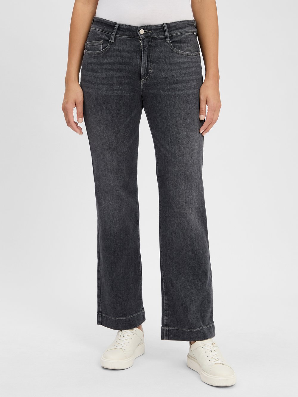 Thumbnail - BRAX Jeans Damen Baumwolle schwarz, 44