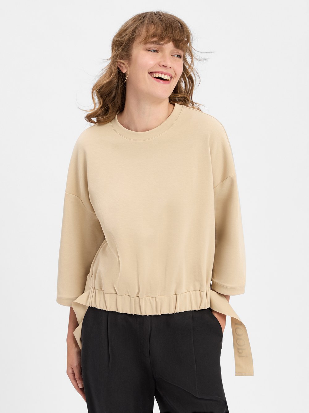 JOOP! Sweatshirt Damen Baumwolle beige, 42