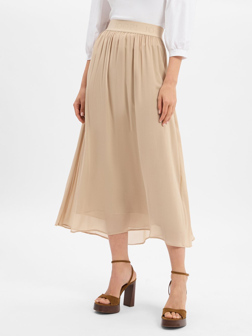 JOOP! Rock Damen Viskose beige, 42