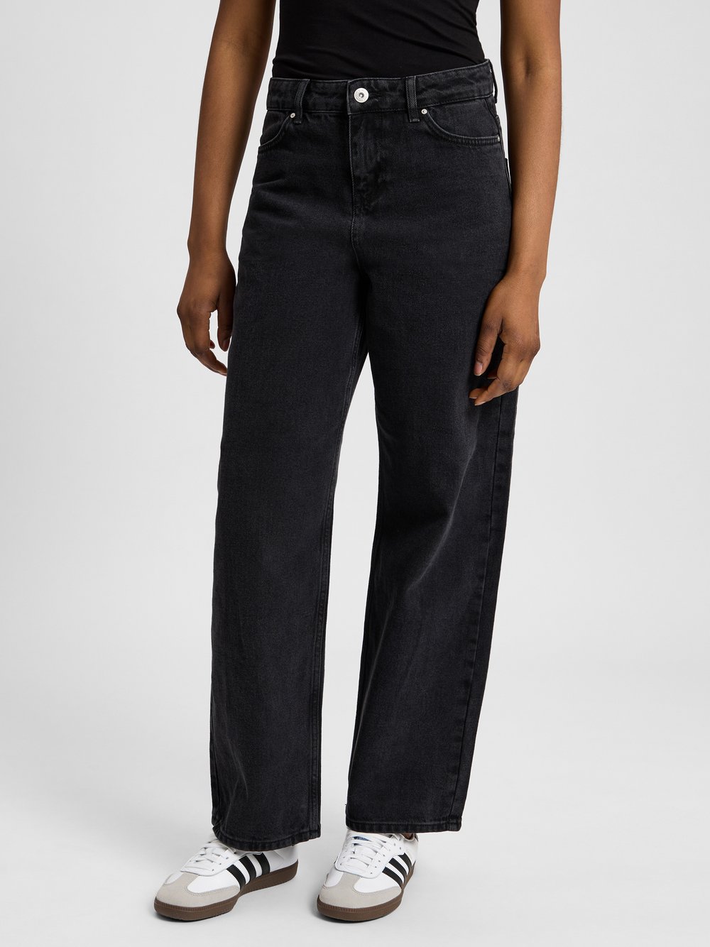 Noisy May Jeans Damen Baumwolle schwarz, 28-30