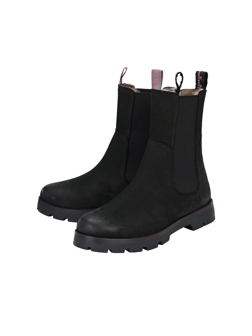 Crickit Chelsea-Boots Damen Leder schwarz, 36