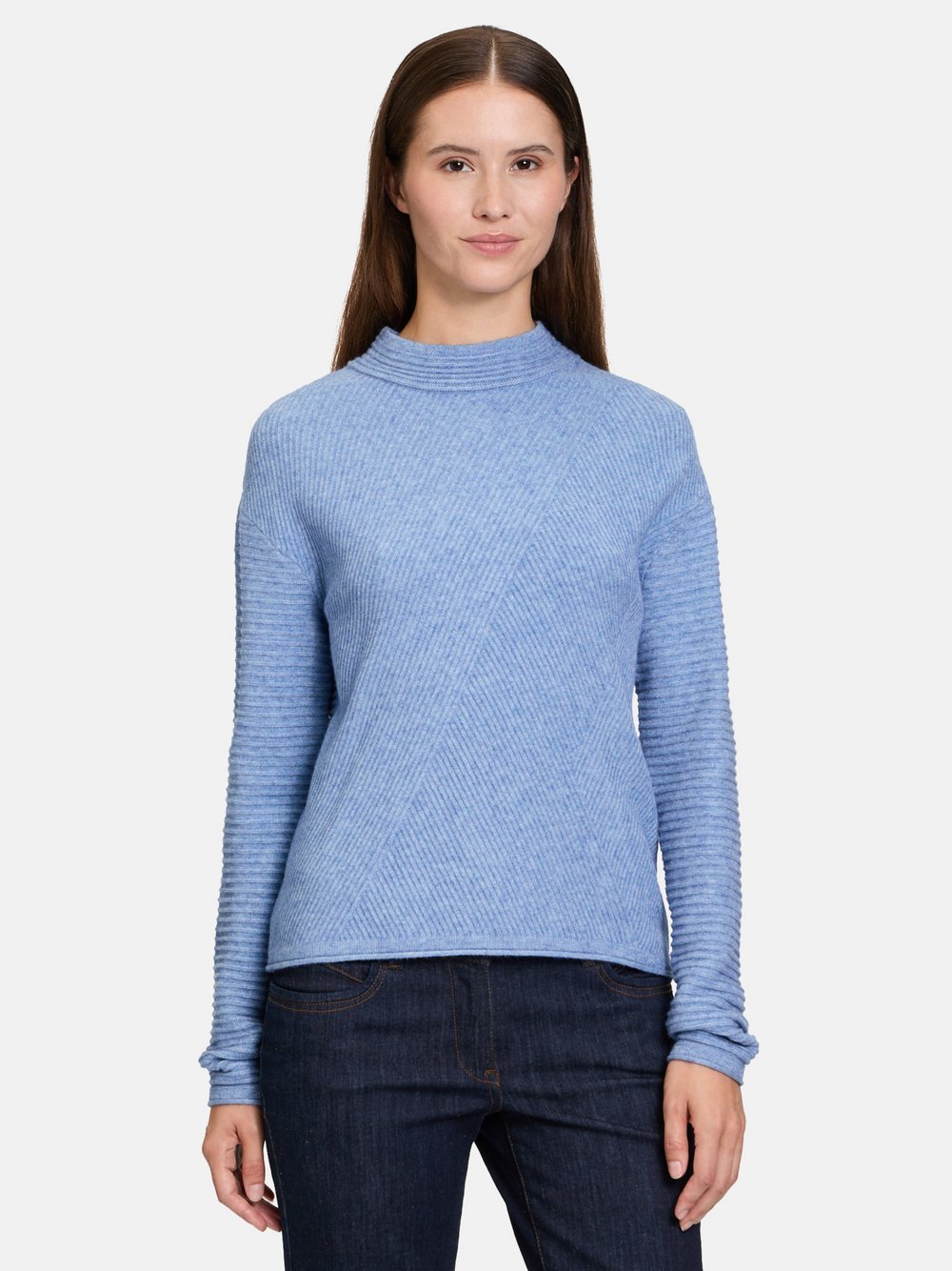 Betty Barclay Basic-Strickpullover Damen Viskose blau, 36