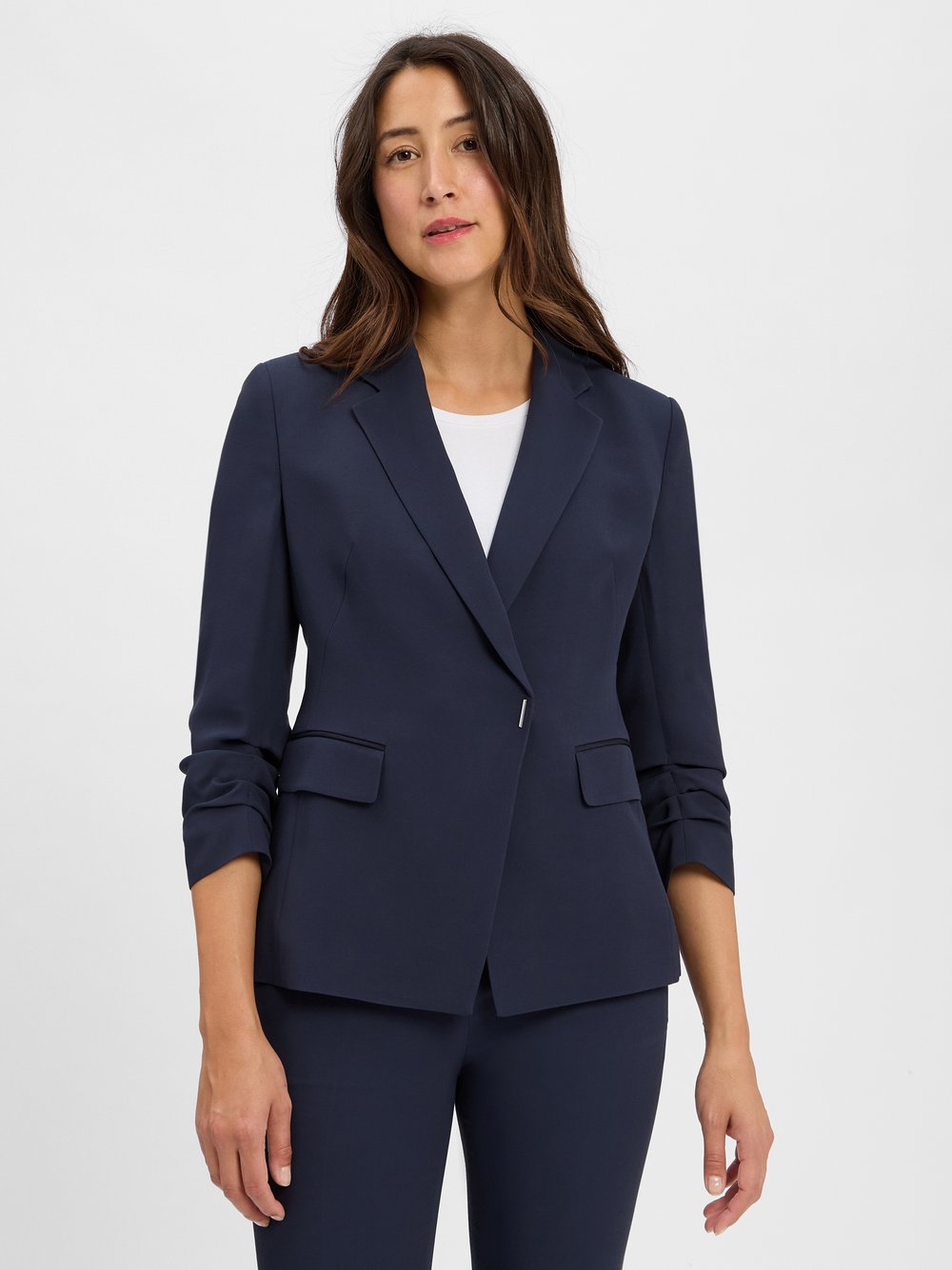 BOSS Blazer Damen Viskose blau, 34