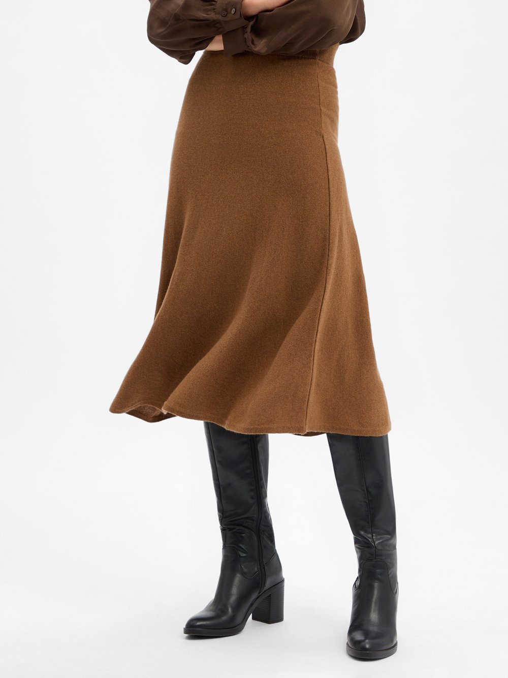 Gant Wollrock Damen Wolle braun, S