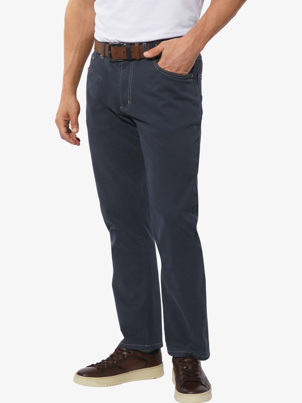 Thumbnail - BABISTA Hose Herren Baumwolle blau, 30-34