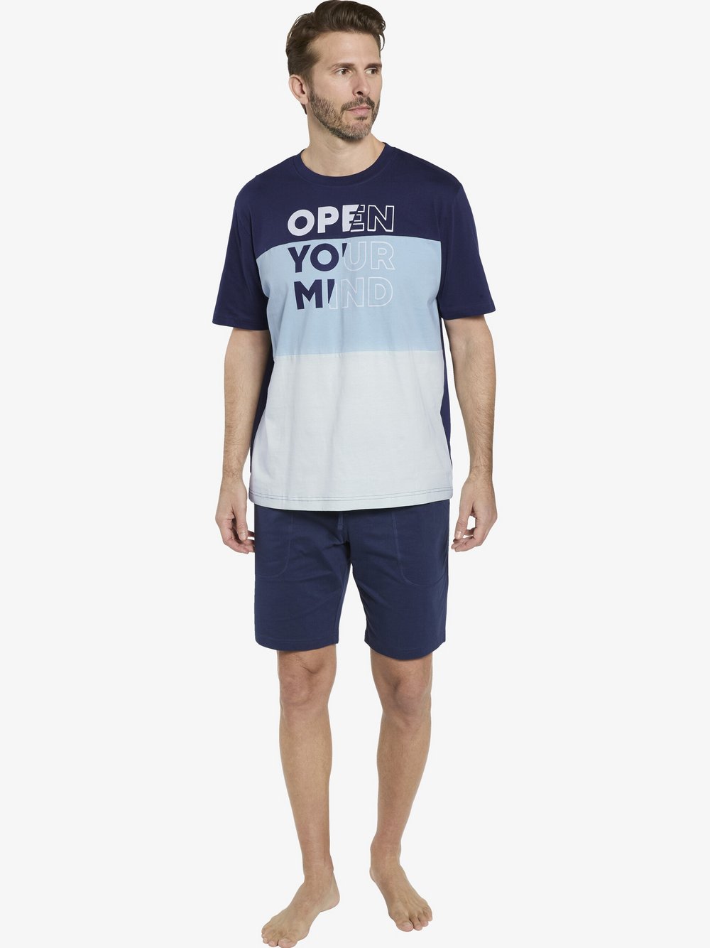 BABISTA Doppelpack Schlafanzug Herren Baumwolle mehrfarbig bedruckt, XXXL