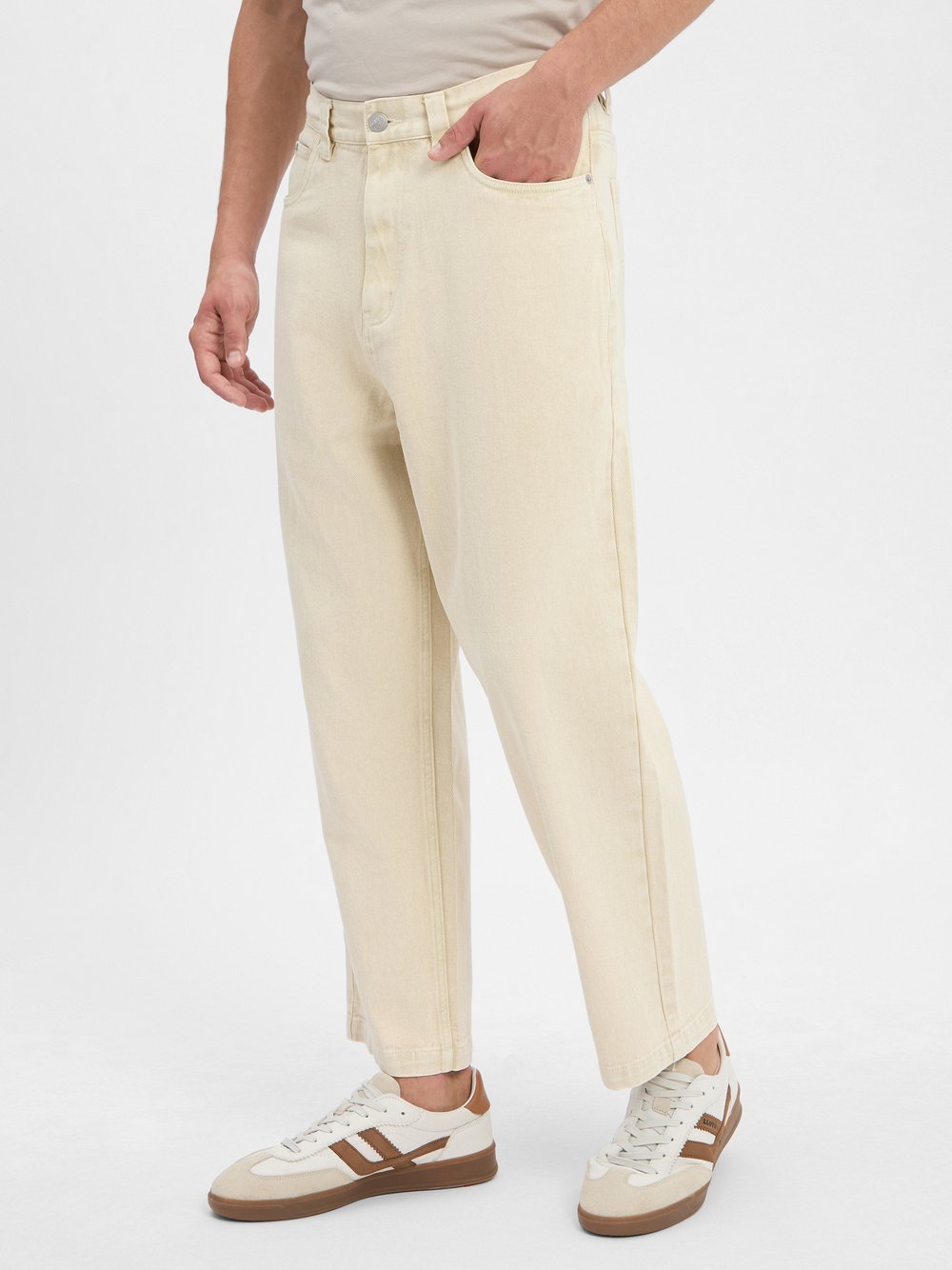 Santa Cruz Jeans Herren Baumwolle beige, 28