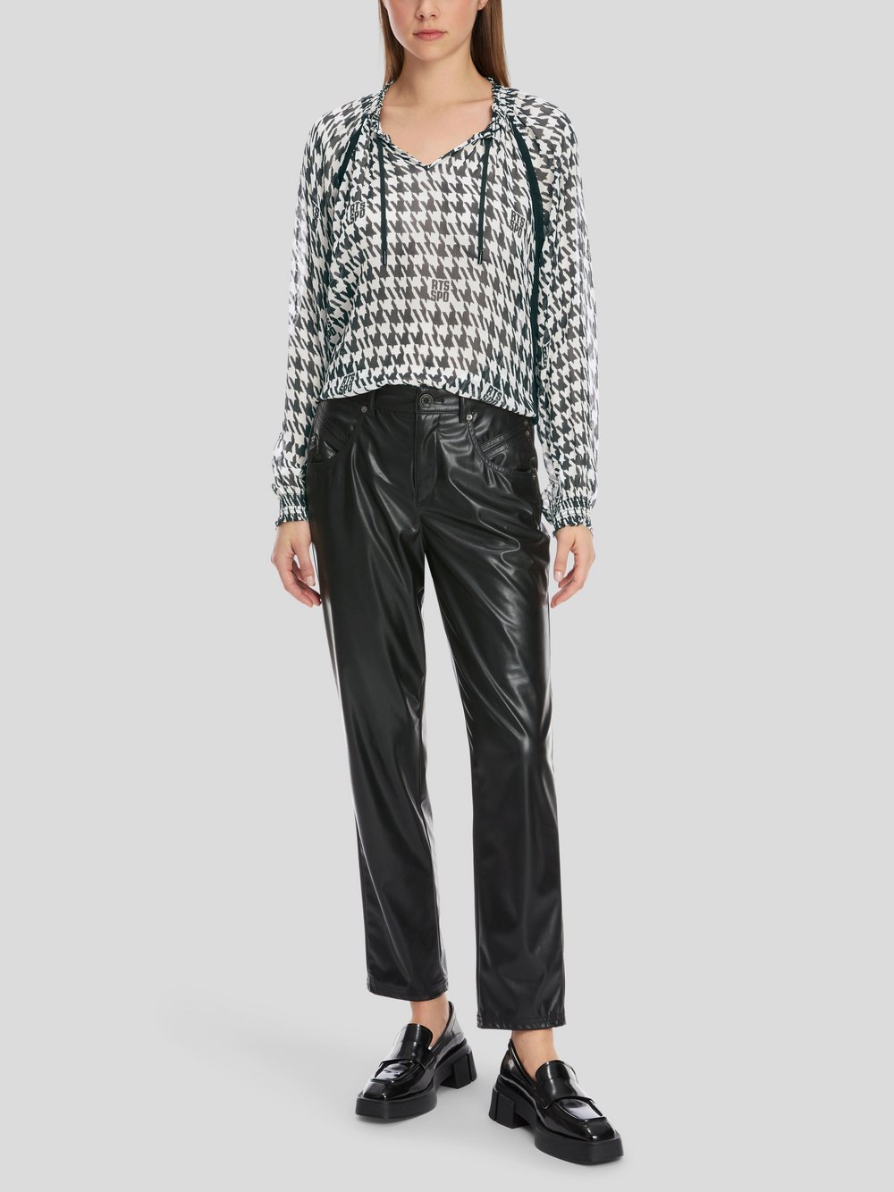 Marc Cain Bluse Damen Viskose mehrfarbig gemustert, 44