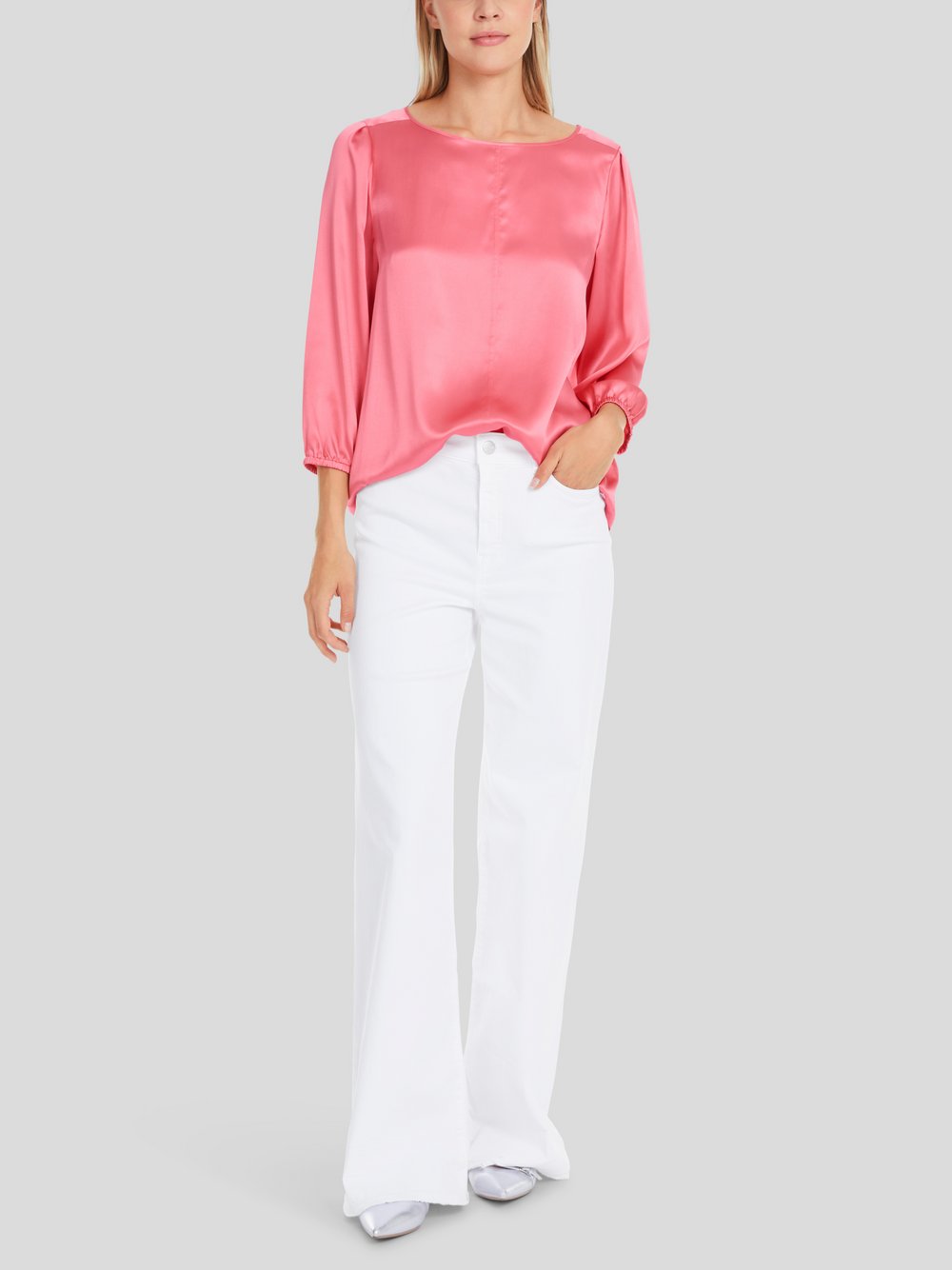 Thumbnail - Marc Cain Bluse Damen Seide pink, 44