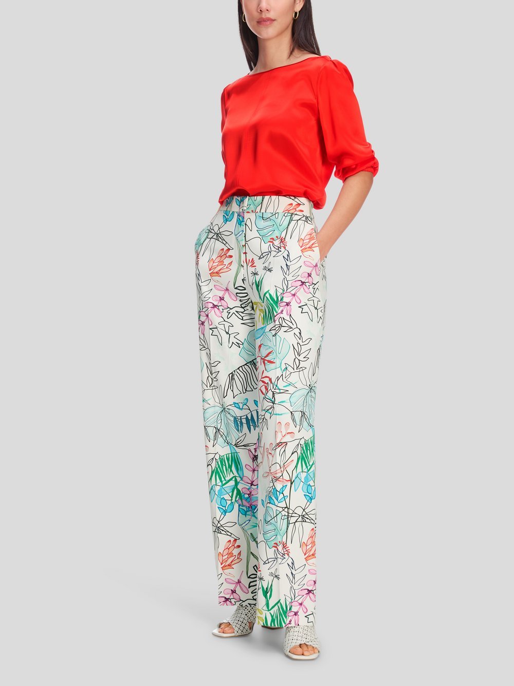 Marc Cain Bluse Damen Seide rot, 34