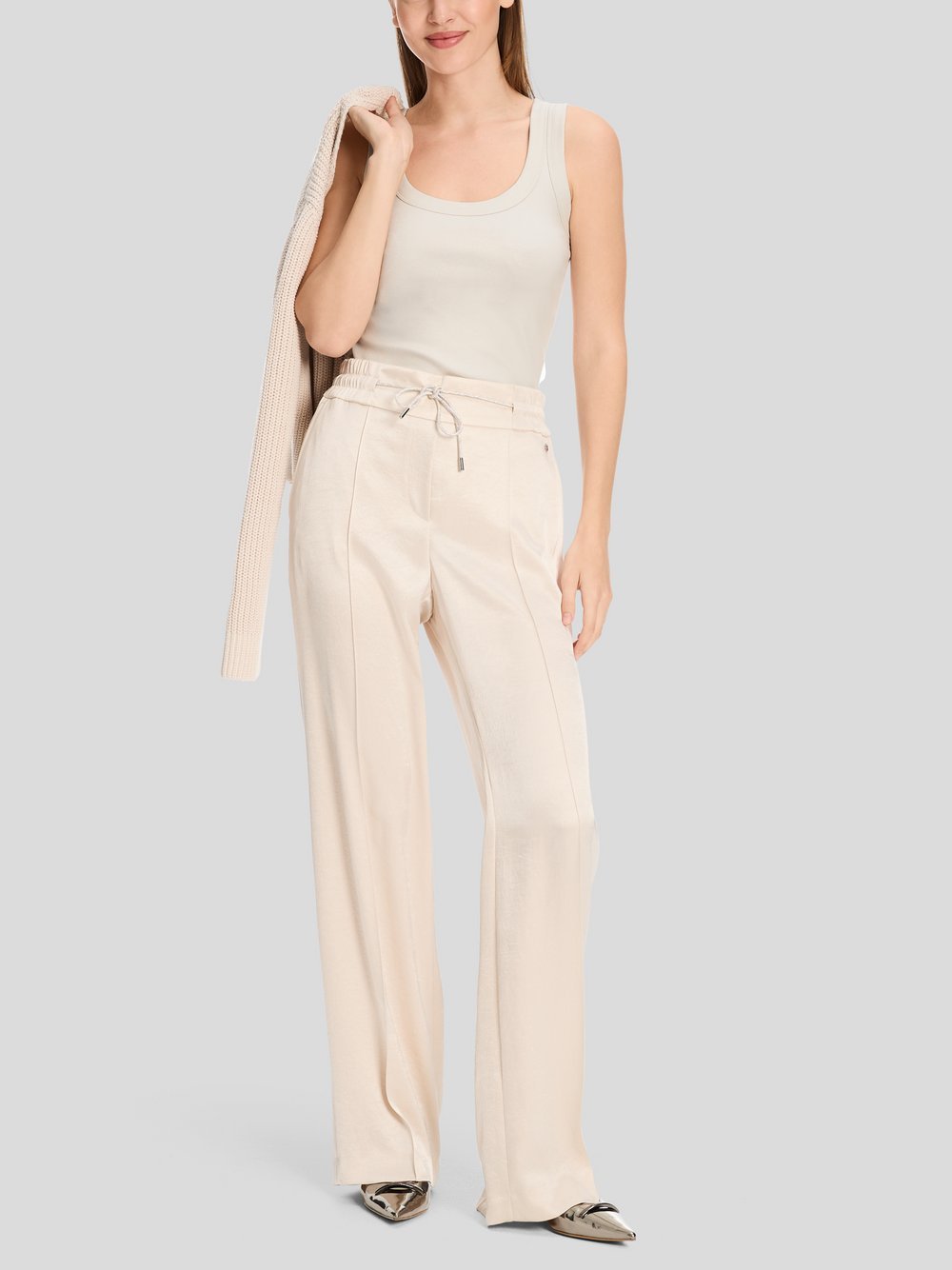 Marc Cain Top Damen Baumwolle beige, 34