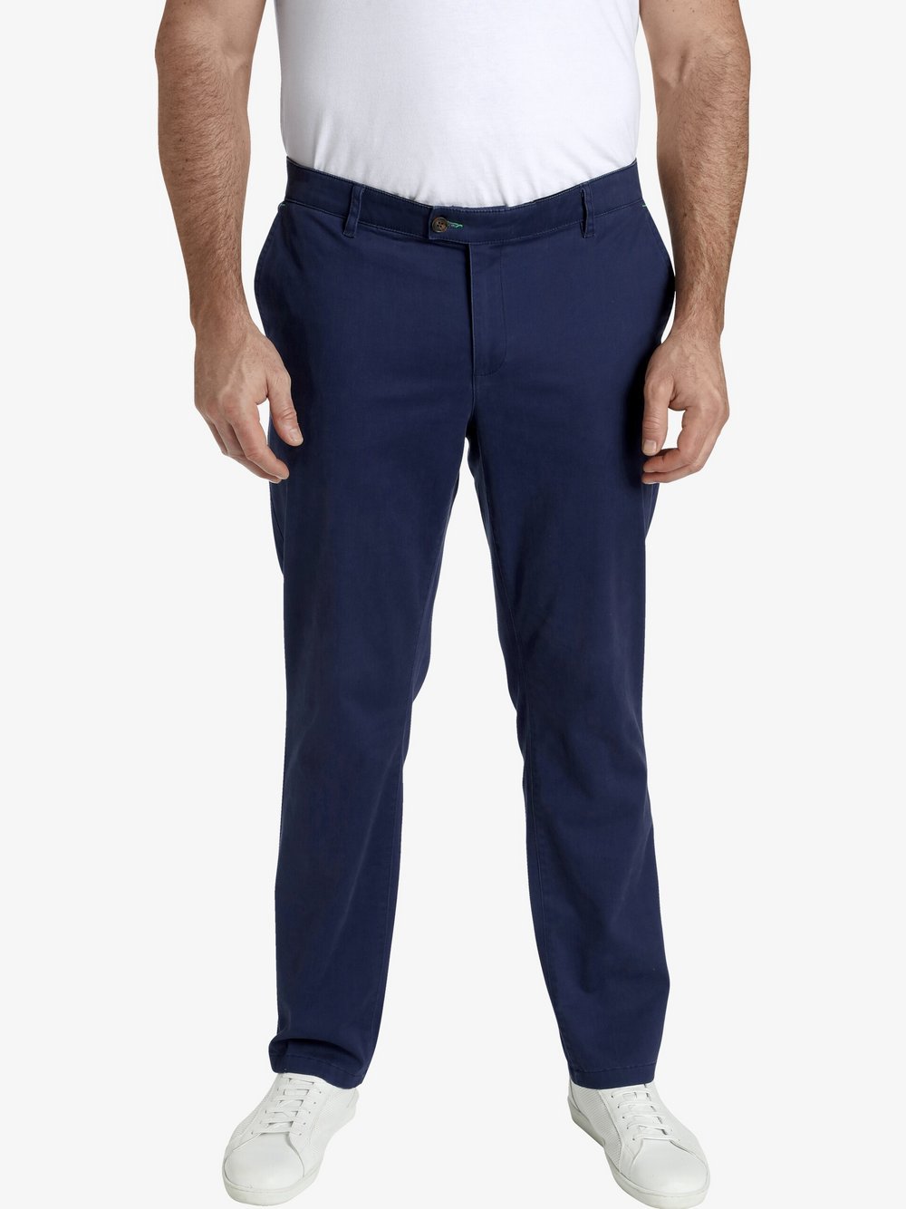 Charles Colby Tiefbundhose Herren Baumwolle blau, 38-32