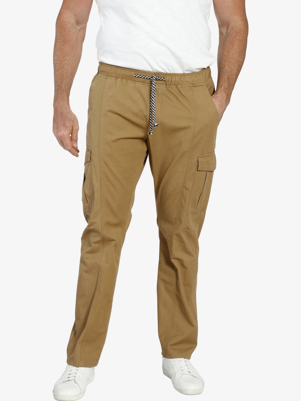 Charles Colby Cargohose Herren Baumwolle braun, 40-34