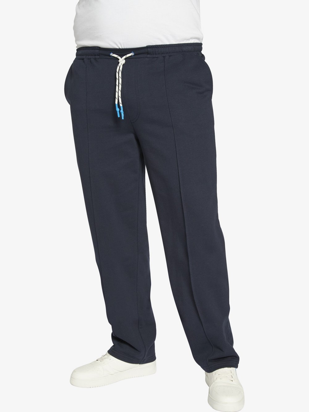 Charles Colby Jogginghose Herren Baumwolle blau, L