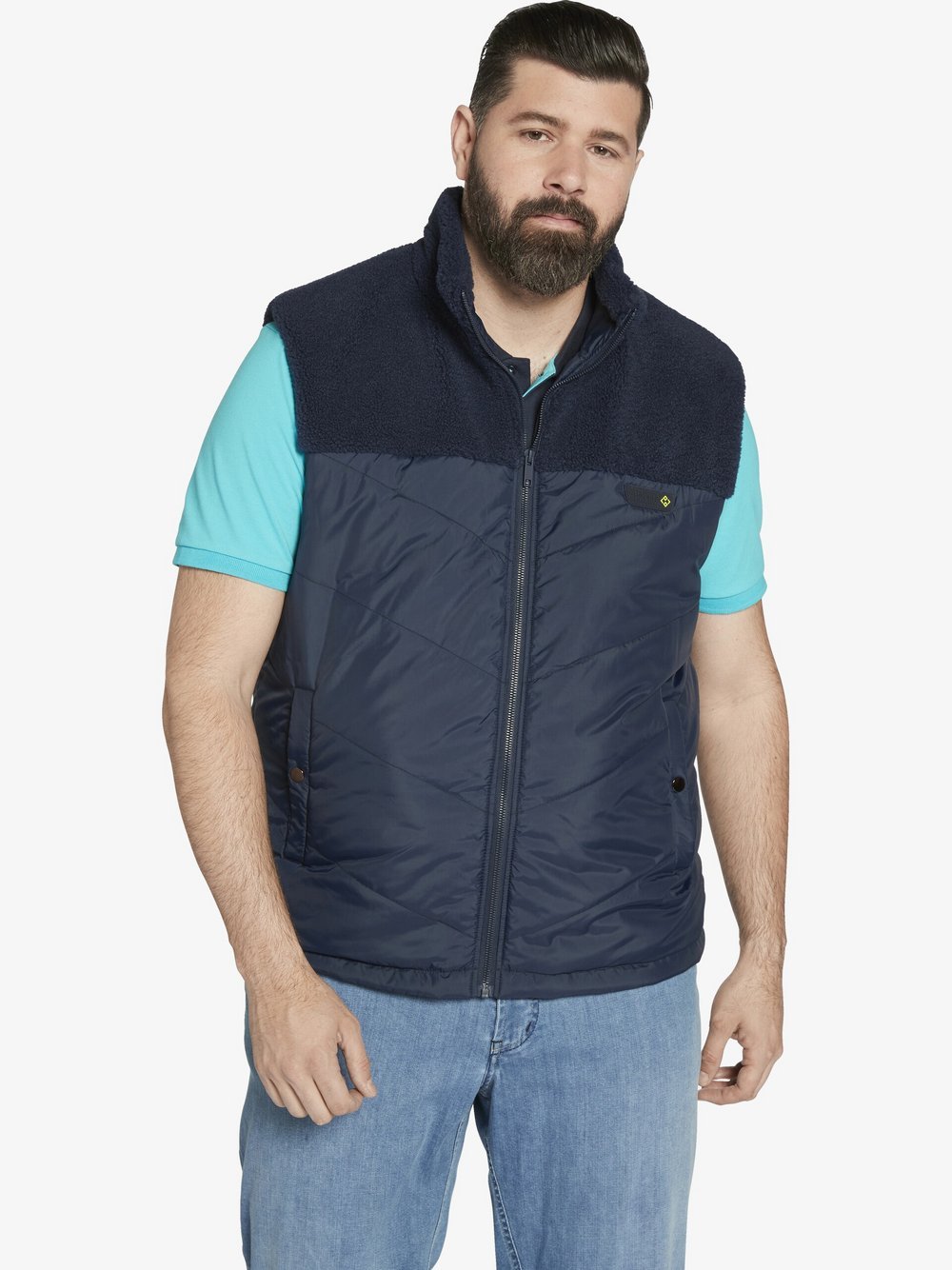 Charles Colby Outdoorweste Herren blau, 56