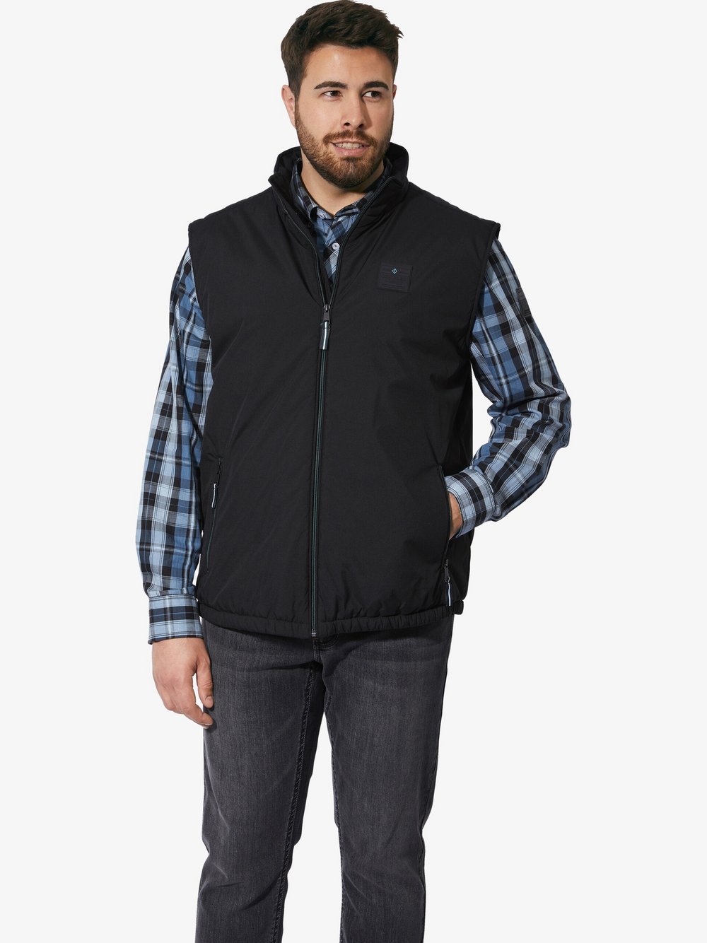 Charles Colby Outdoorweste Herren schwarz, 62