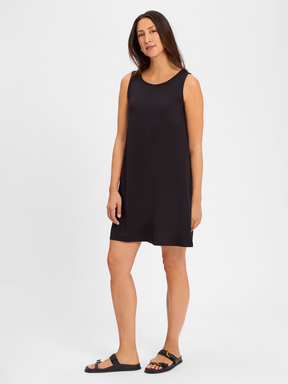 s.Oliver Jerseykleid Damen Baumwolle schwarz, 40
