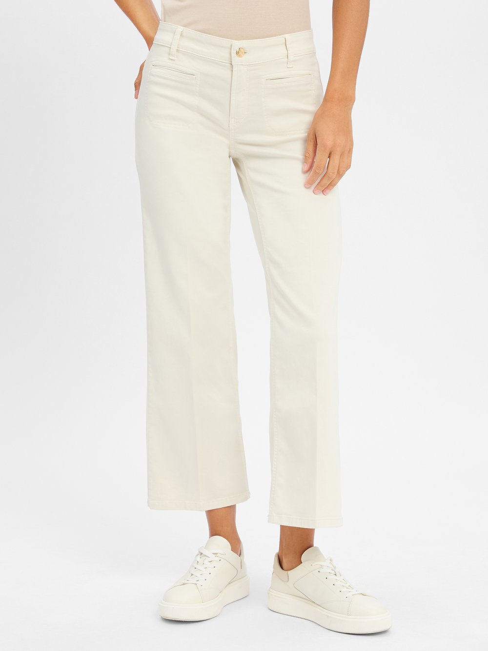 Cambio Jeans Damen Baumwolle beige, 46
