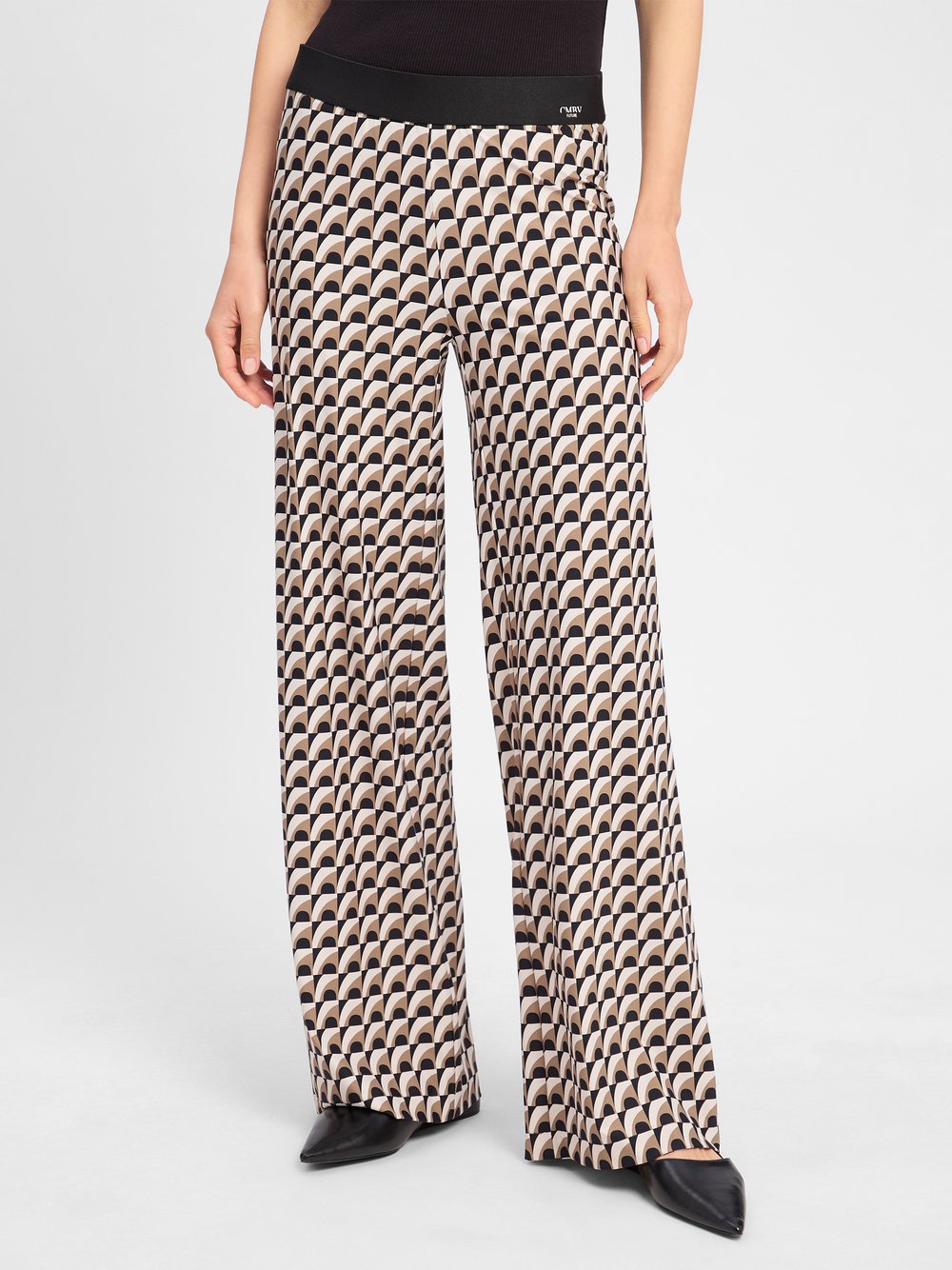 Cambio Stoffhose Damen Polyamid mehrfarbig gemustert, 36