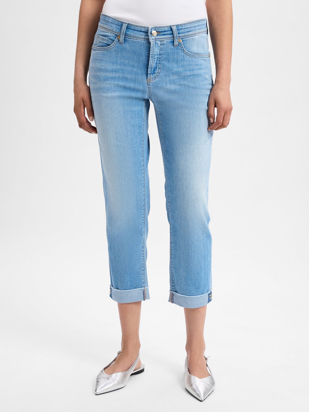 Cambio Jans Damen Baumwolle blau, 40