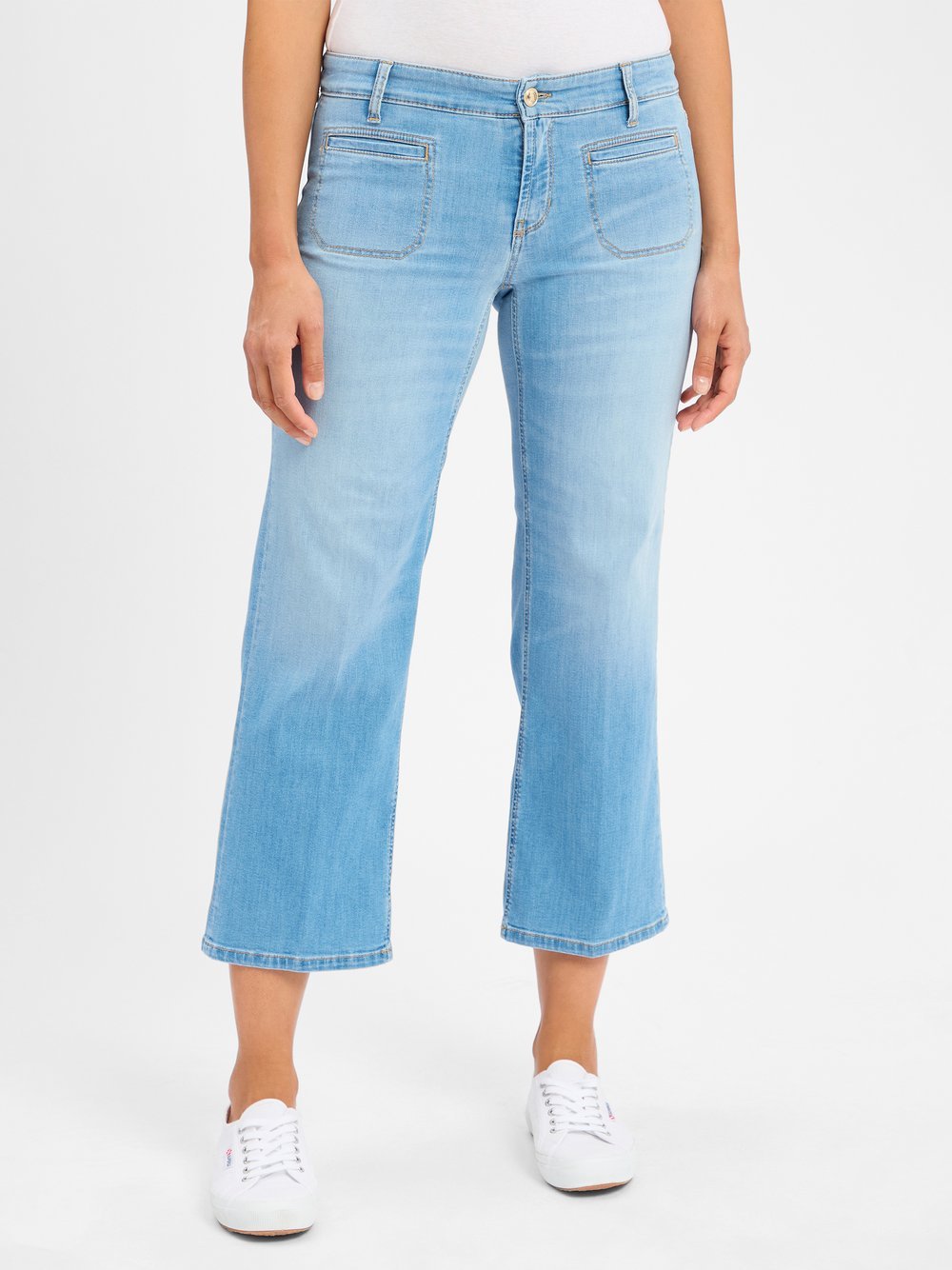 Cambio Jeans Damen Baumwolle blau, 40