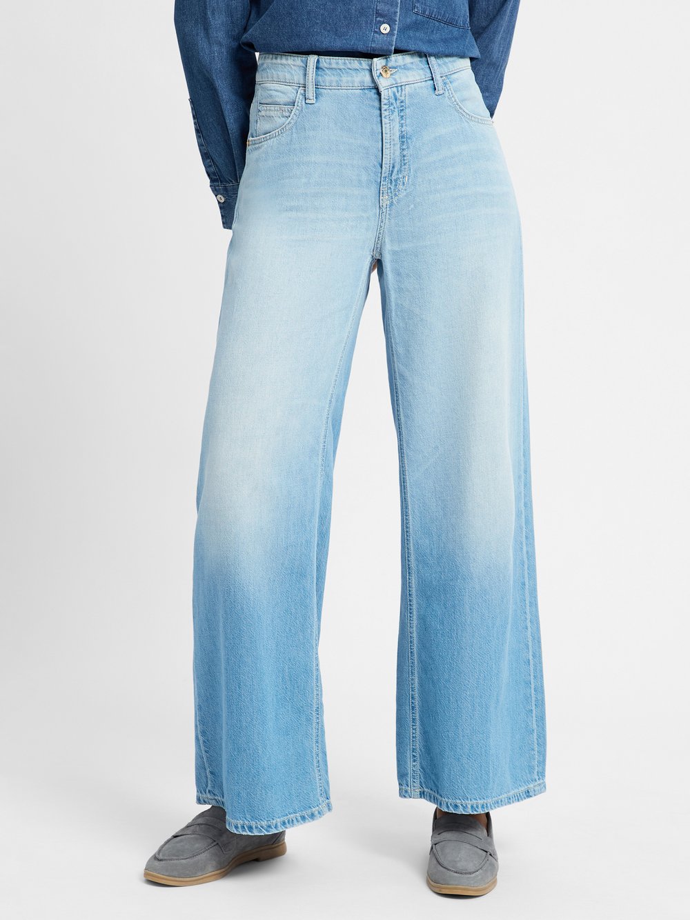 Thumbnail - Cambio Jeans Damen Baumwolle blau, 38