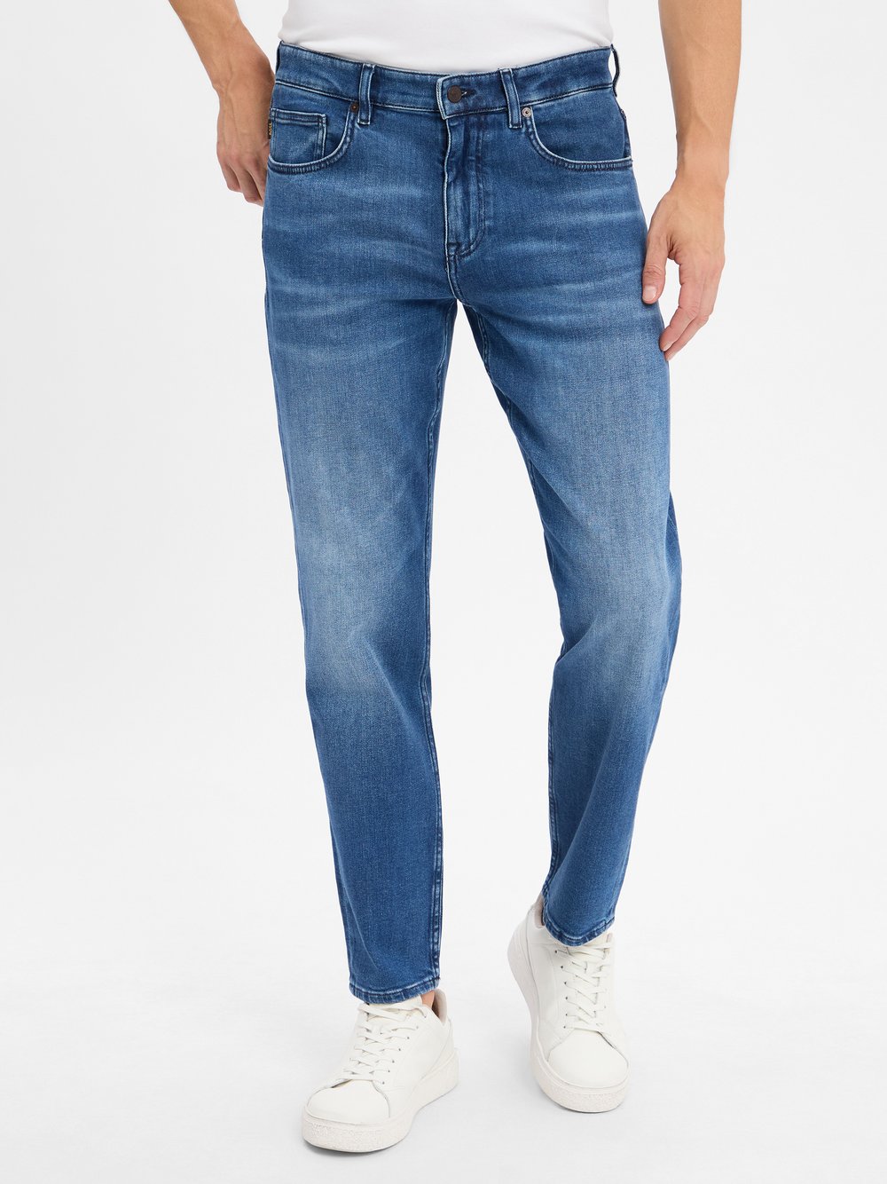 BOSS Orange Jeans Herren Baumwolle blau, 31-30