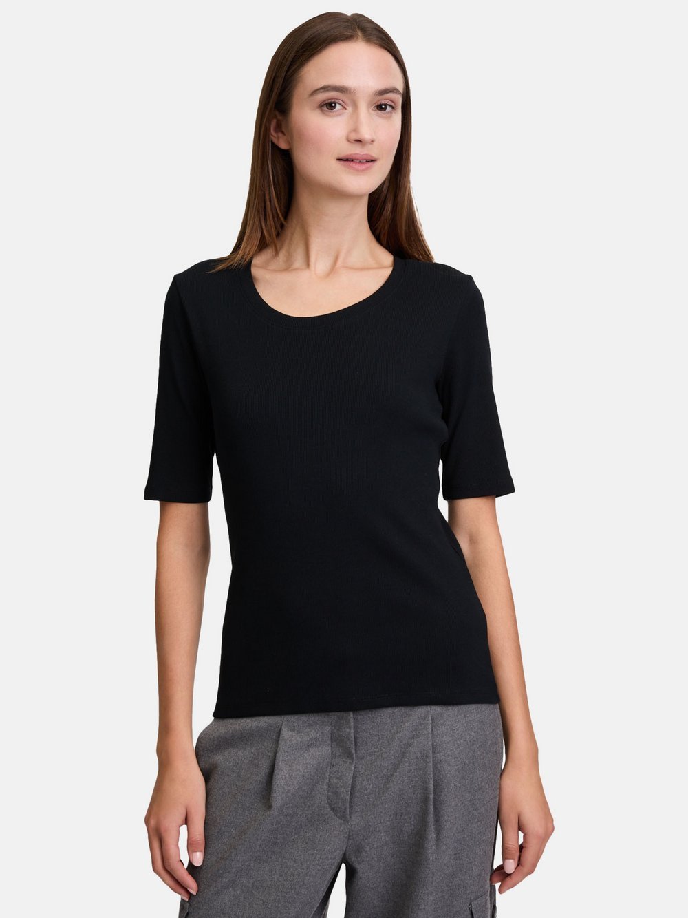 Betty Barclay Basic Shirt Damen Baumwolle schwarz, 36