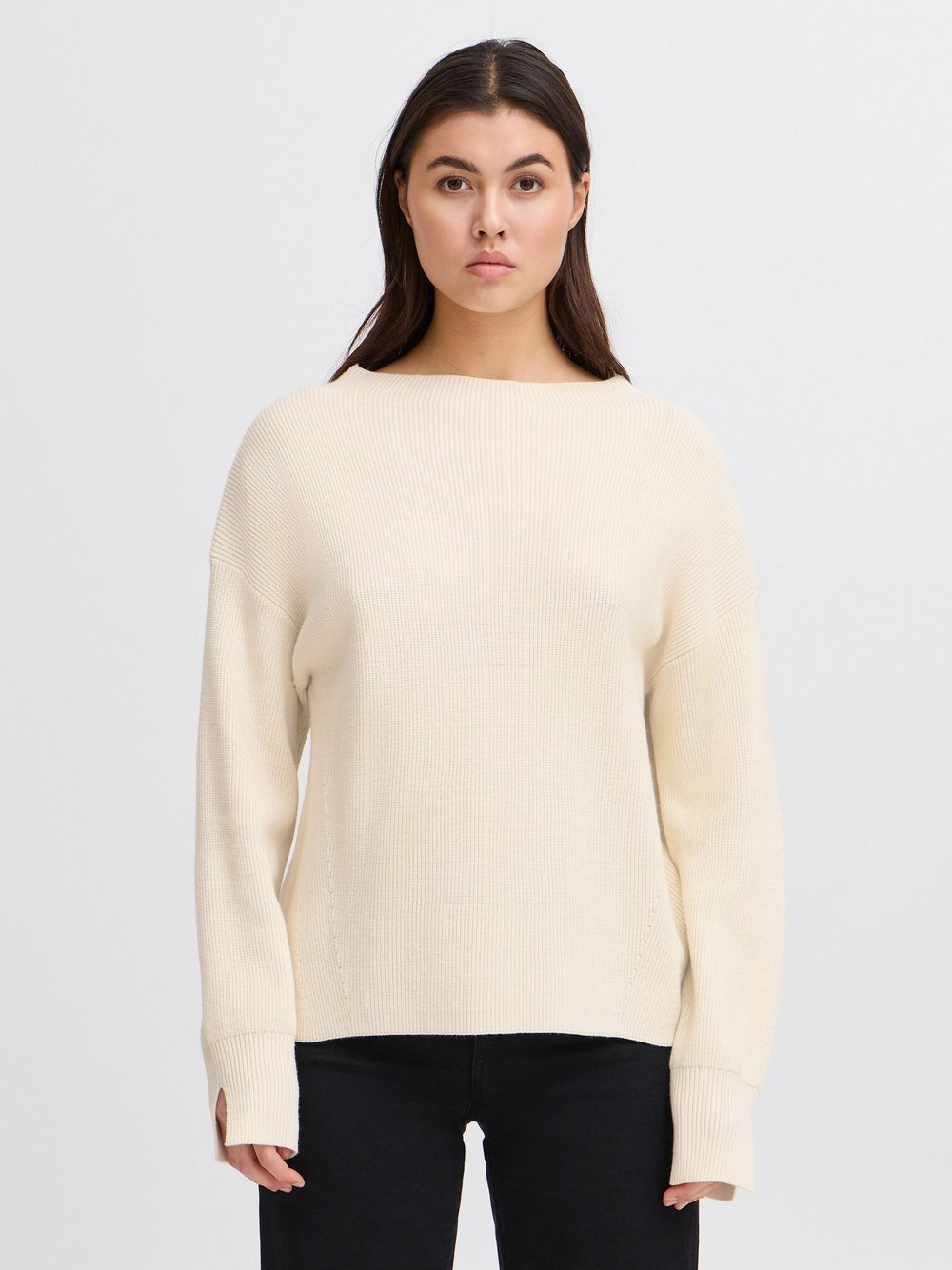 Ichi Pullover Damen beige, XXL