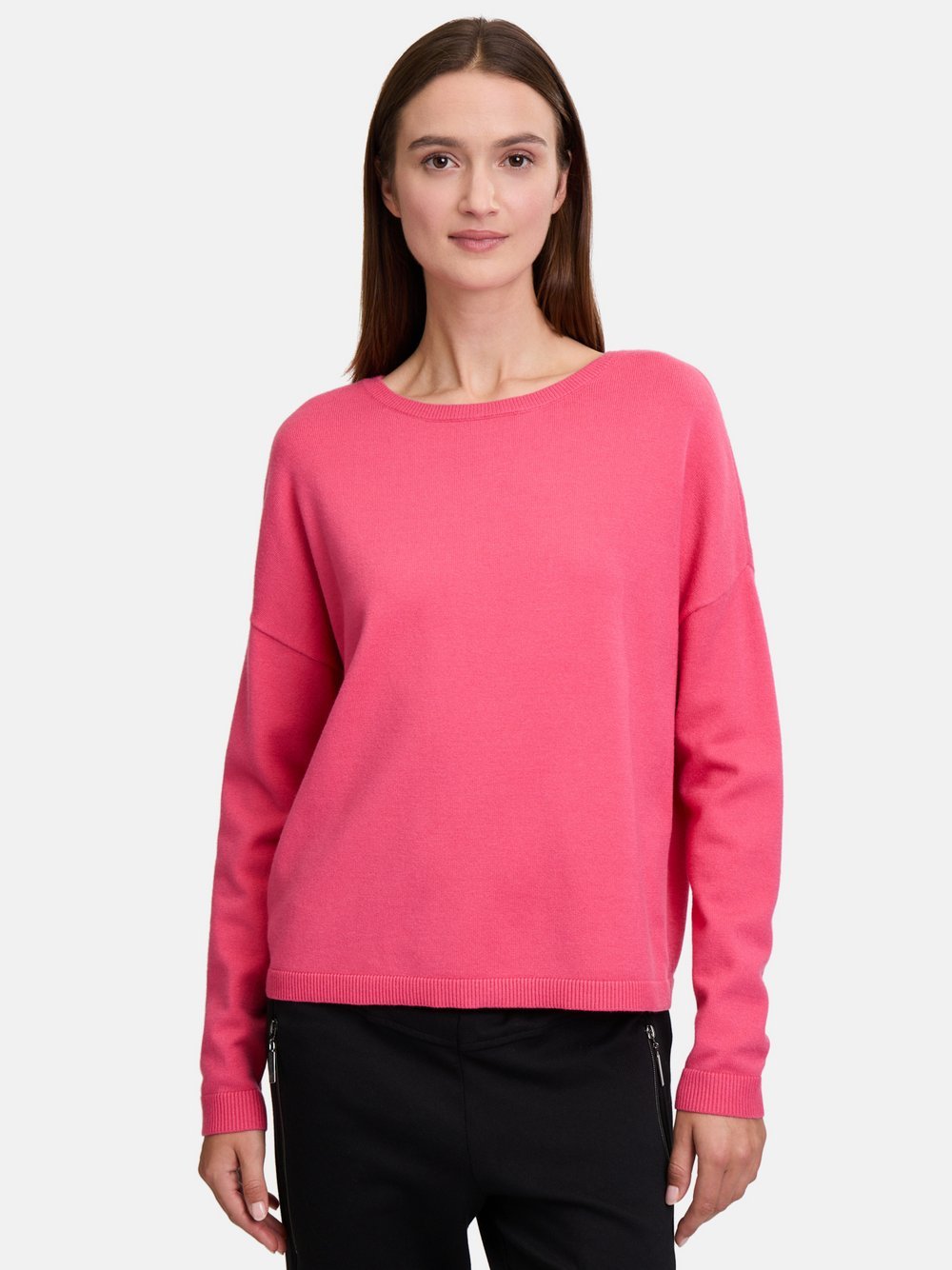 Cartoon Strickpullover Damen Viskose rosa, 42